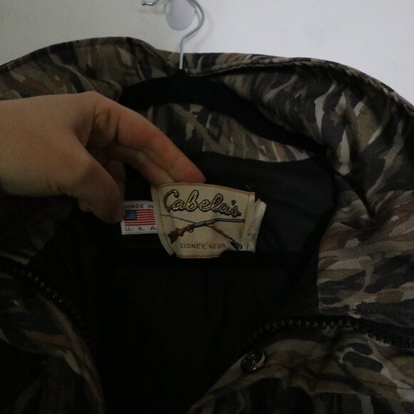 Vintage Cabelas USA Camo Hunting Jacket Men Large Whitetail Goretex Heavy Weight - Picture 4 of 10